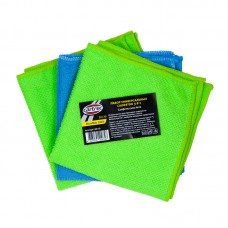 Набор универсальных салфеток 3 в 1 30х30* см 3 штук в упаковке.Цвета: Желтый, Красный, Зеленый, Синий