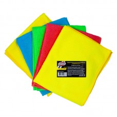 Набор многофункциональных салфеток 5 в 1 35х40см 5 штук в упаковке Цвета: Желтый, Красный, Зеленый, Синий